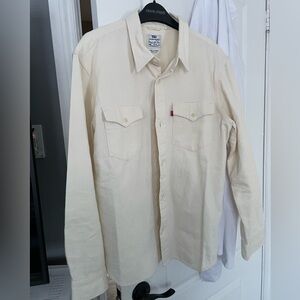 Levi’s western shirt Ecru denim M